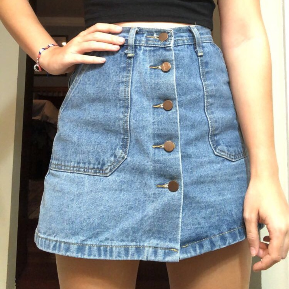 jean skirt